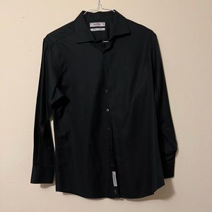 Mens Black Dress Shirt